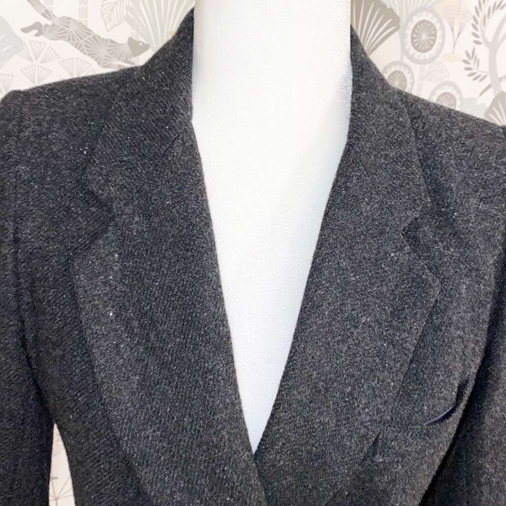 VINTAGE Wool Tweed Smythe Vibe Blazer - Picture 3 of 7